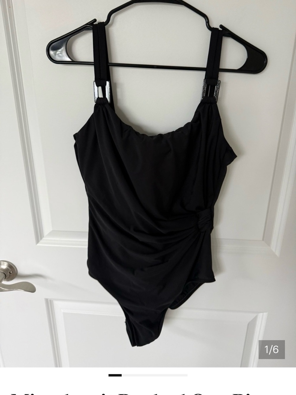 Miraclesuit Ruched One Piece Underwire Size 16
